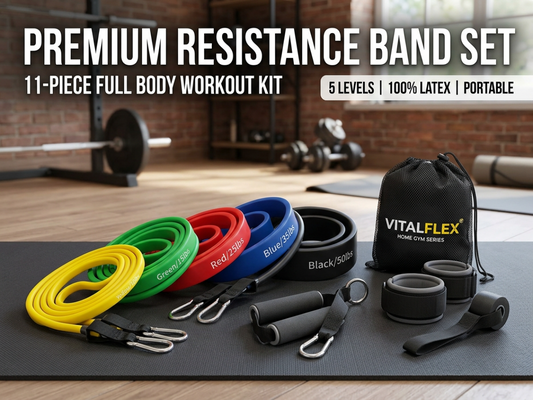 Snap-Proof Premium Resistance Bands: Heavy-Duty Workout Bands for Gym & Home Fitness